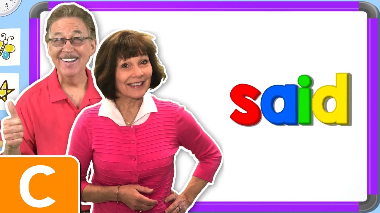 Jan Richardson Sight Words | Level C | Said | Jack Hartmann