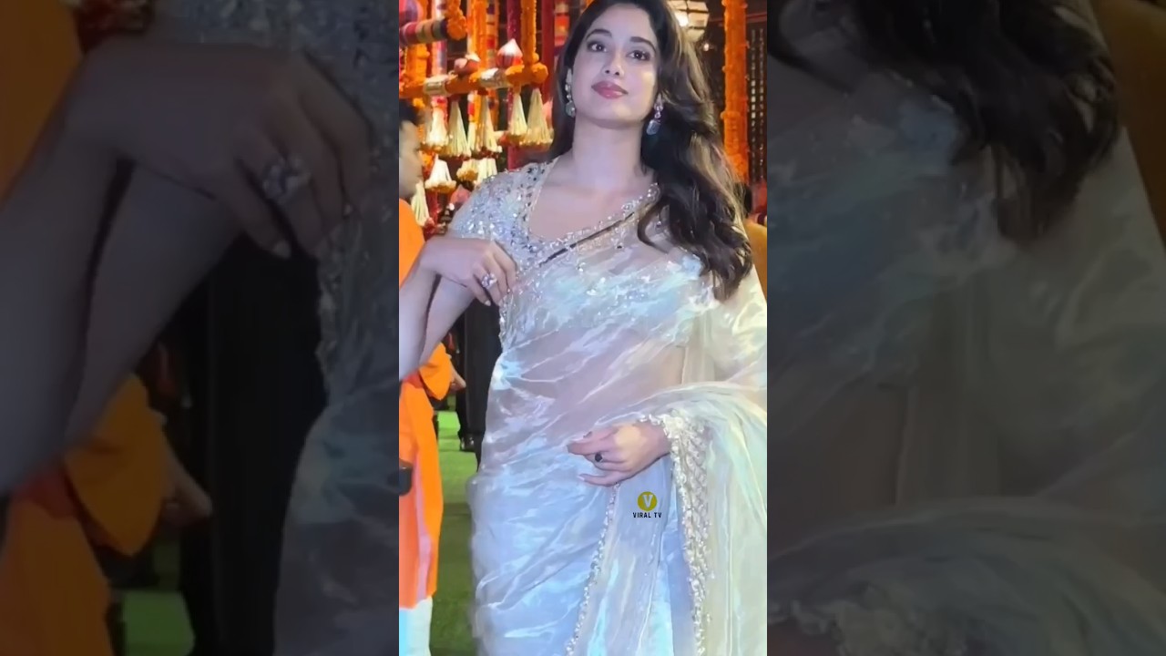 Janhvi Kapoor At Ambani House For Ganesh Chaturthi Celebration #shortvideo #shorts