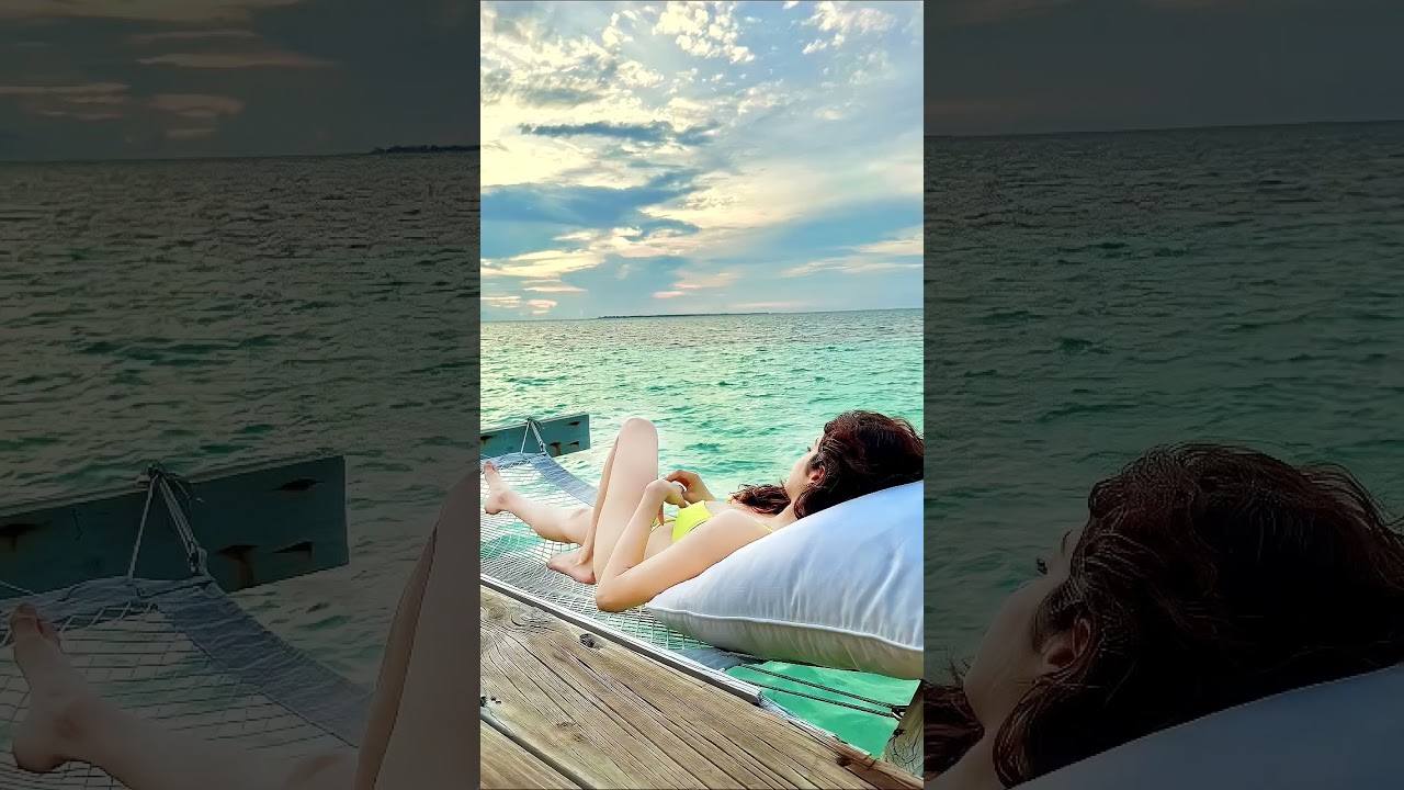 Janhvi kapoor Hot bikini photos shorts #janhvikapoor