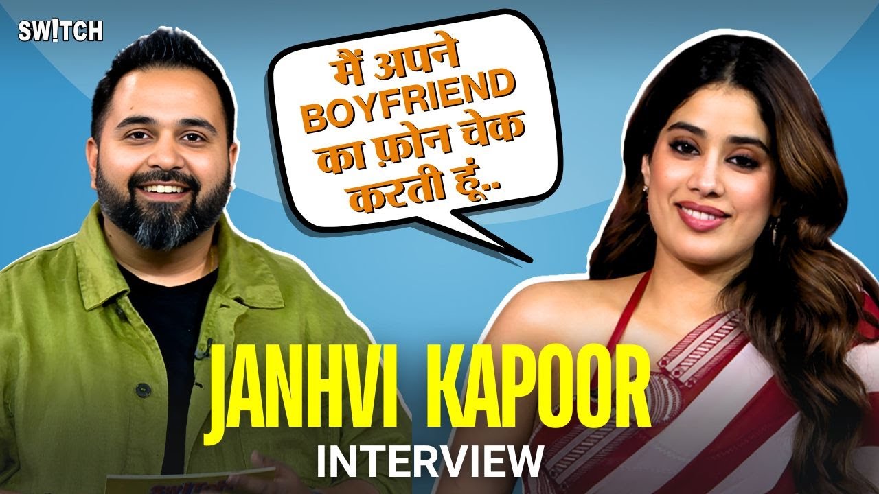 Janhvi Kapoor Viral Interview About Boyfriend | Janhvi Red Flags | Switch Cafe | Mr & Mrs Mahi