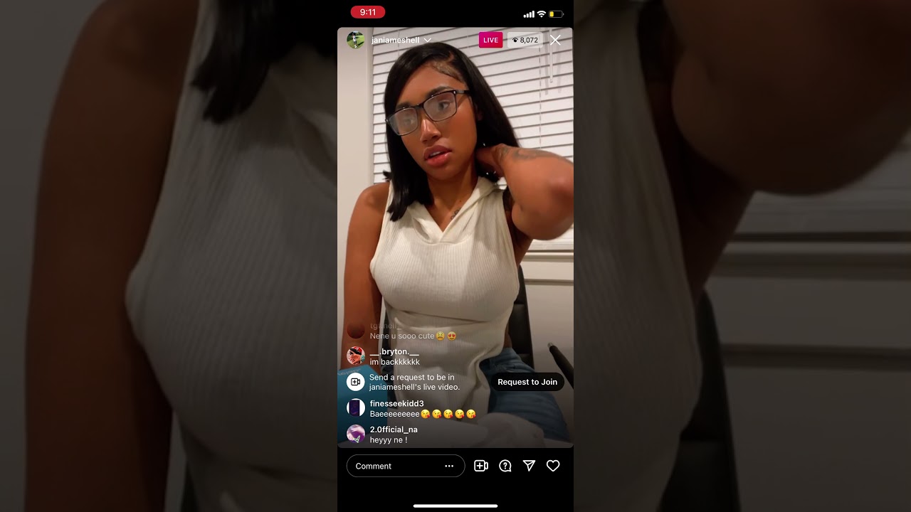 JaniaMeshell on Instagram live with Kacey 💕