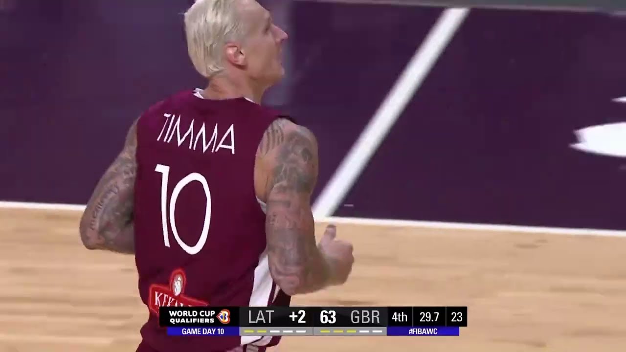 Janis Timma - 2022 November Highlights (FIBA World Cup Qualifiers)