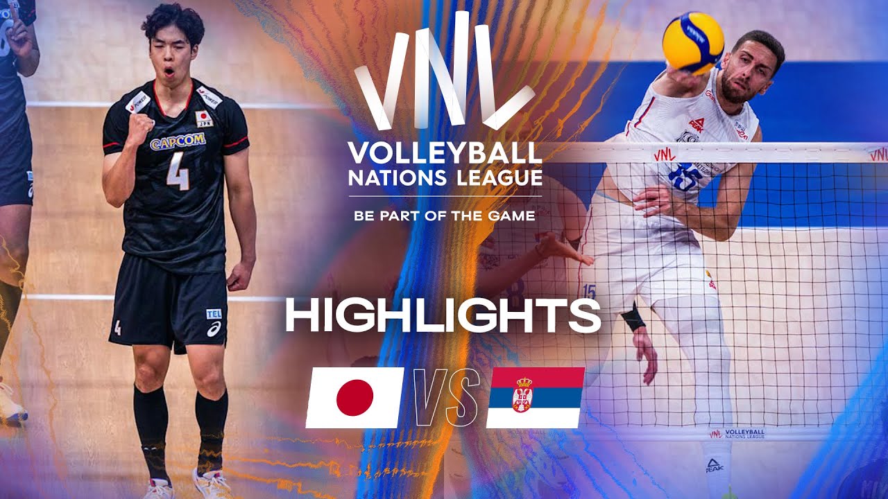 Japan 🇯🇵 vs. Serbia 🇷🇸  - Highlights | Week 1 | Men's VNL 2025