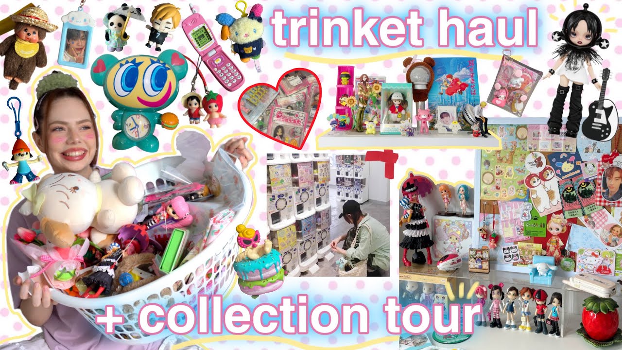 japan trinkets/toy haul + room/tour!! 🧸˚ʚ♡ɞ˚🍓