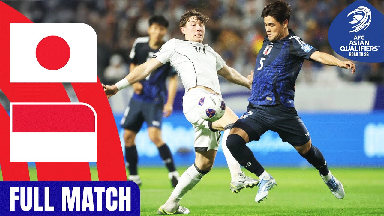 Japan vs. Indonesia | Full Match | AFC Asian Qualifiers™ Road to 26