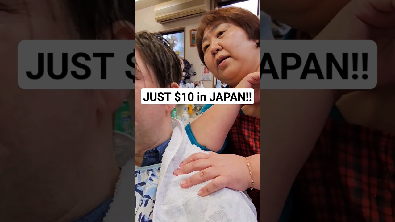 JAPANESE BARBER LADY WAS STRONG! #massage #headmassage #asmr #asmrmassage #jasonrupp