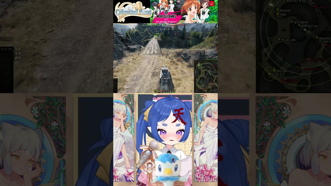 Japanese Chibi Girl Drives The BT-42 Jatkosota #worldoftanks