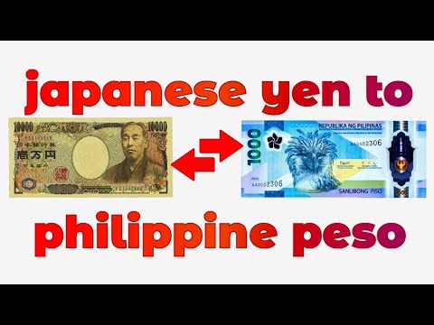 Japanese Yen To Philippine Peso Exchange Rate | Yen To Peso | JPY To PHP | 日本円からフィリピンペソの為替レート
