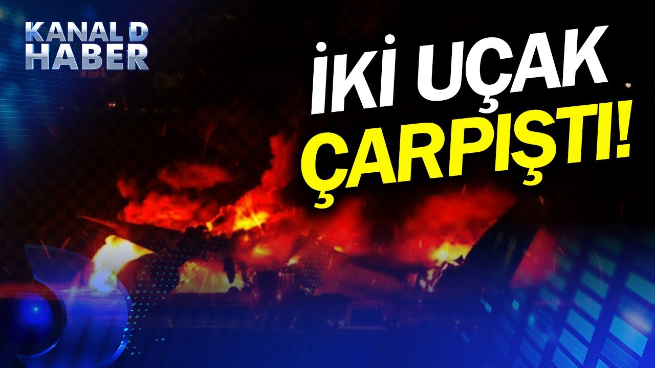 Japonya'dan Korkunç Görüntüler! 2 Uçak Pistte Çarpıştı, 5 Ölü! #Haber