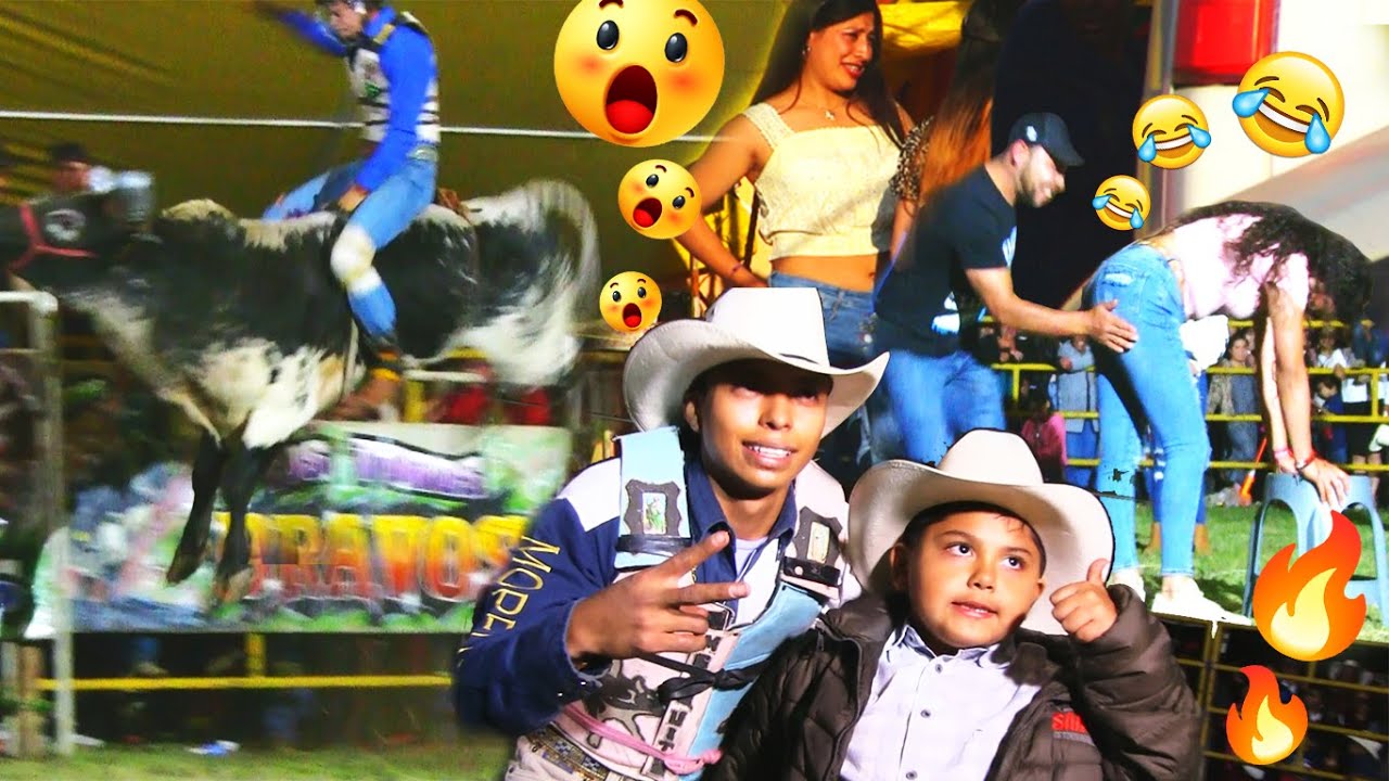 ¡¡JARIPEO CON CAIDAS BESOS Y CACHETADAS!! Los Toros Bravos RANCHO SANTA CRUZ