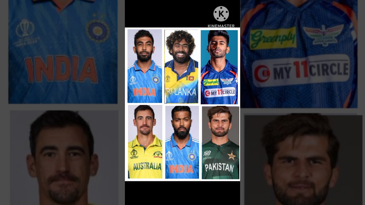 Jaspreet vs maliga vs Mayank vs Hardik vs Mitchell vs Afridi #bowling #trending #cricket #shots