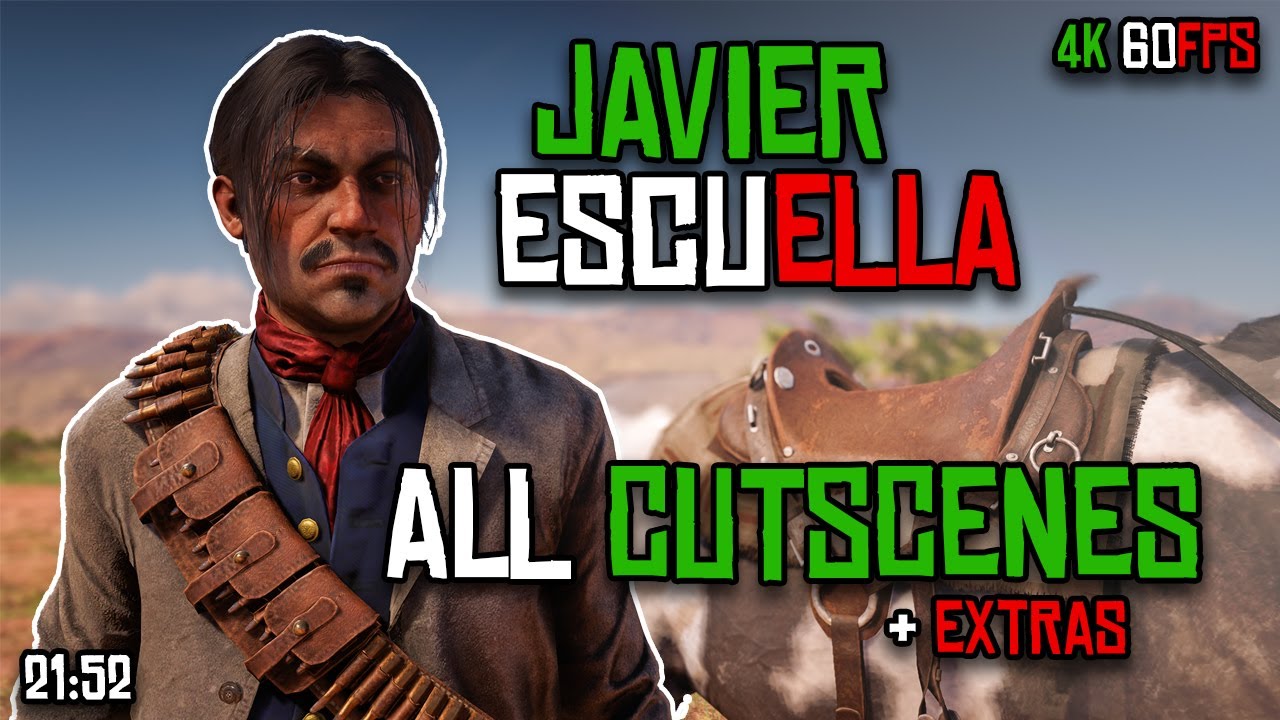 Javier Escuella All Scenes From RDR2 + Extra | 4K 60FPS