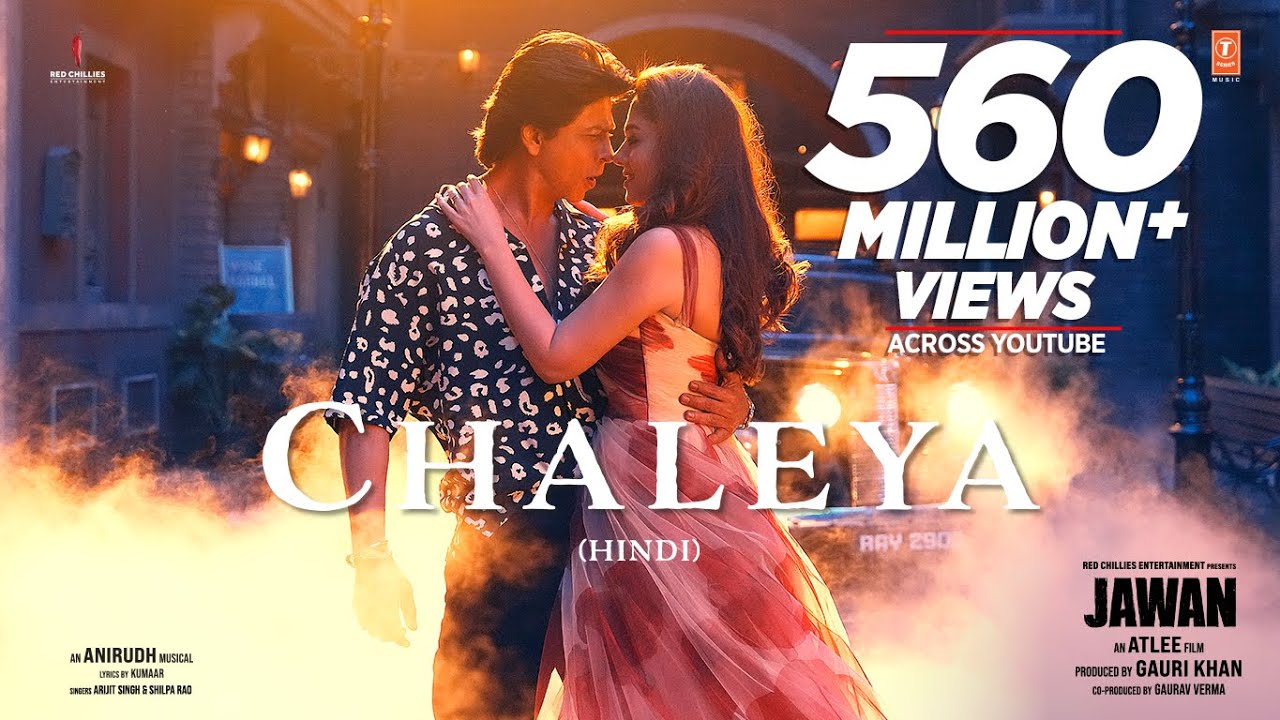 JAWAN: Chaleya (Hindi) | Shah Rukh Khan | Nayanthara | Atlee | Anirudh | Arijit S, Shilpa R | Kumaar