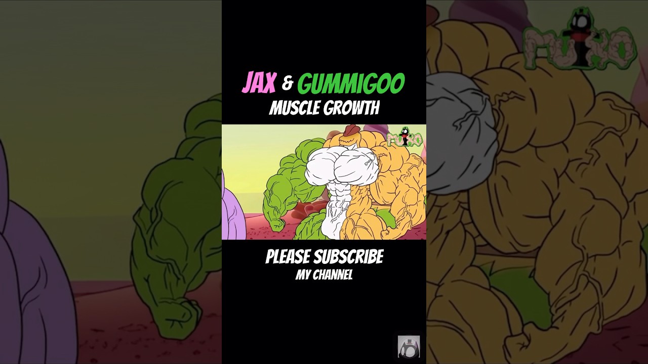 Jax & Gummigoo Muscle growth from The Amazing Digital Circus #jax #gummigoo #theamazingdigitalcircus