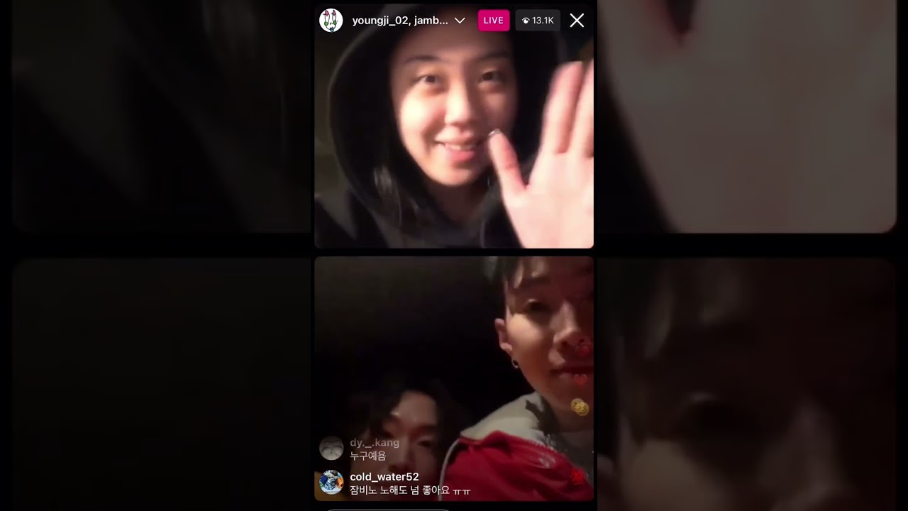 Jay park getting exposed in youngi insta live ! #youngji #jaypark #kpop #korea #instalive