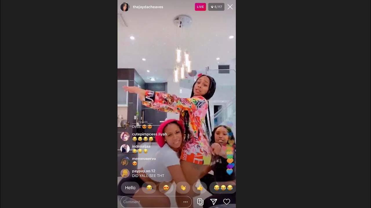 JAYDA CHEAVES SUPA LIT ON IG LIVE TWERKING WITH FRIENDS! DOING TIK TOKS AND MORE! (5/22/20)