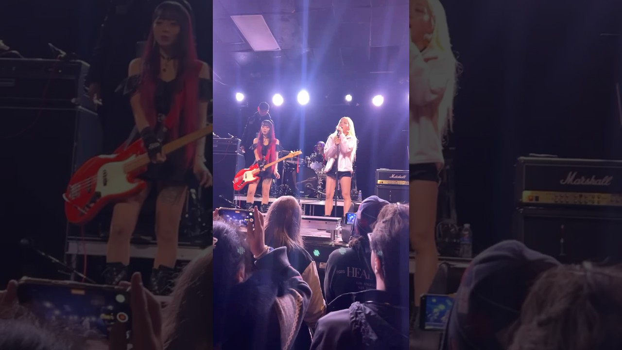 Jayoung beautiful voice during soundcheck @ROLLINGQUARTZofficial  are amazing 🤩 live!!