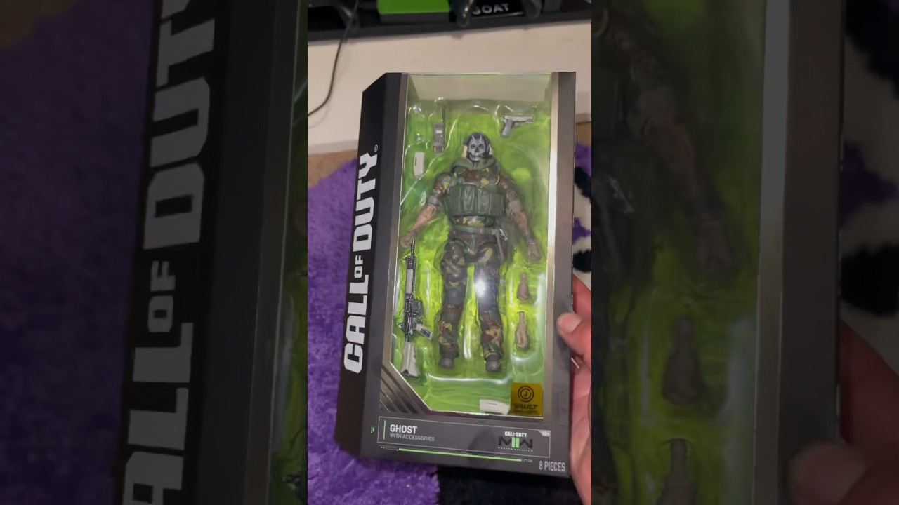 Jazwares Call Of Duty Ghost MW2 Vault 1/3000 Figure Unboxing