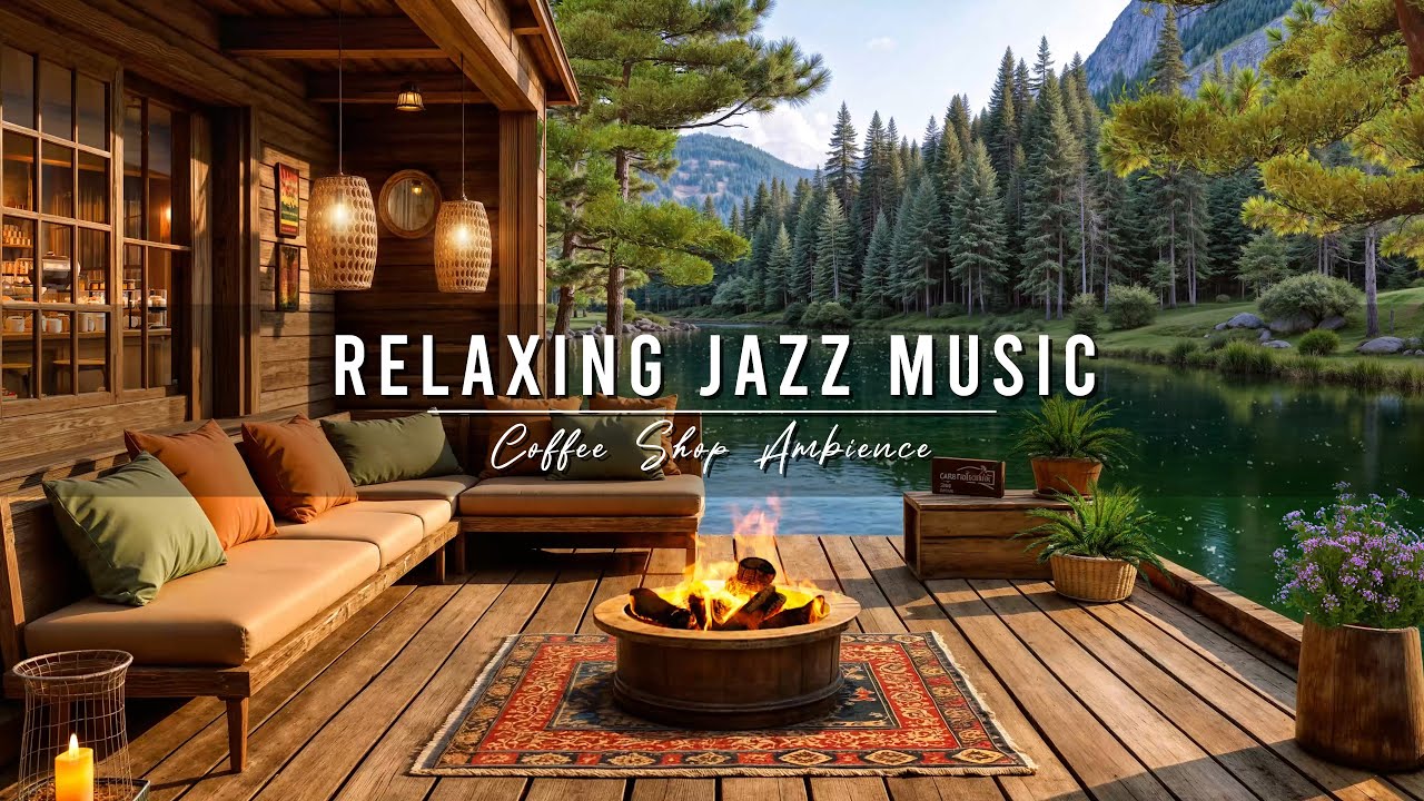 Jazz Relaxing Music ~ Cozy Porch Ambience for Studying, Work, Focus ☕ Smooth Jazz Instrumental Music