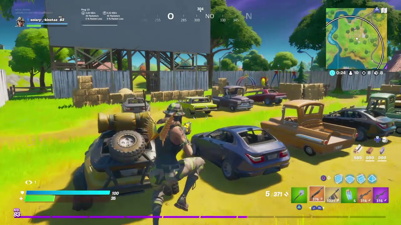 Je fait top 1 avec un sniper vere un narbe