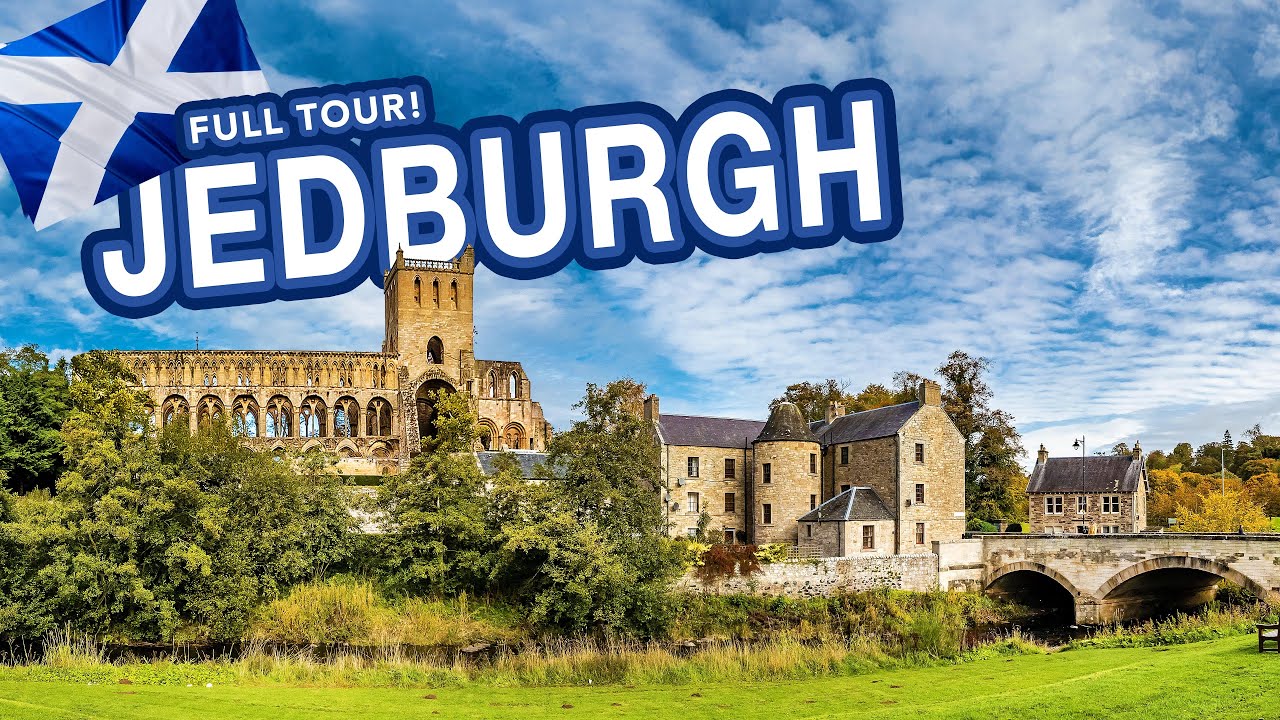 JEDBURGH | Full Tour of historic Jedburgh Scotland from Abbey to Castle | 4K Walking Tour