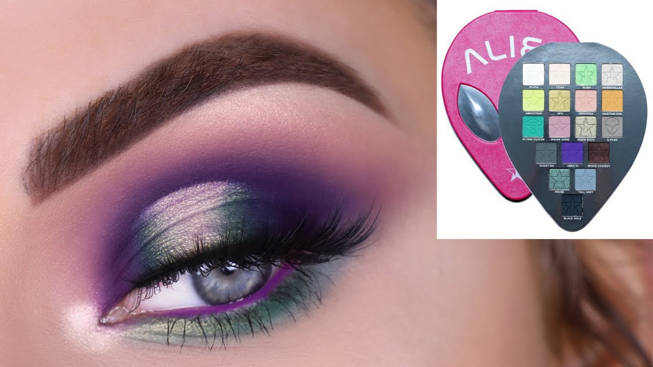 Jeffree Star Alien Palette Eyeshadow Tutorial | Flashback Friday!