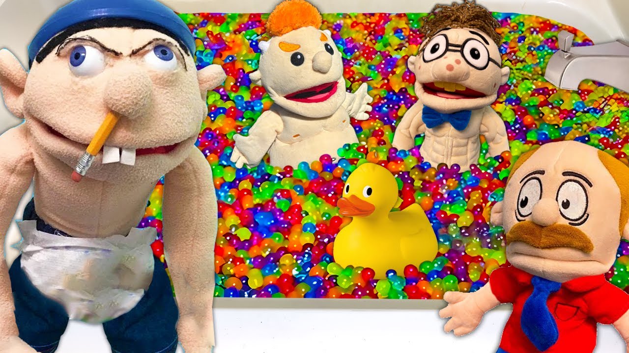 Jeffy Makes A ORBEEZ Bathtub!