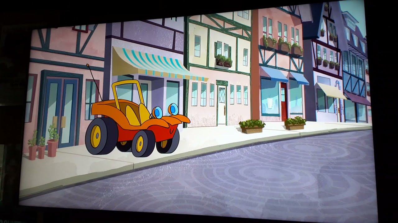 Jellystone intro with the Car on his face