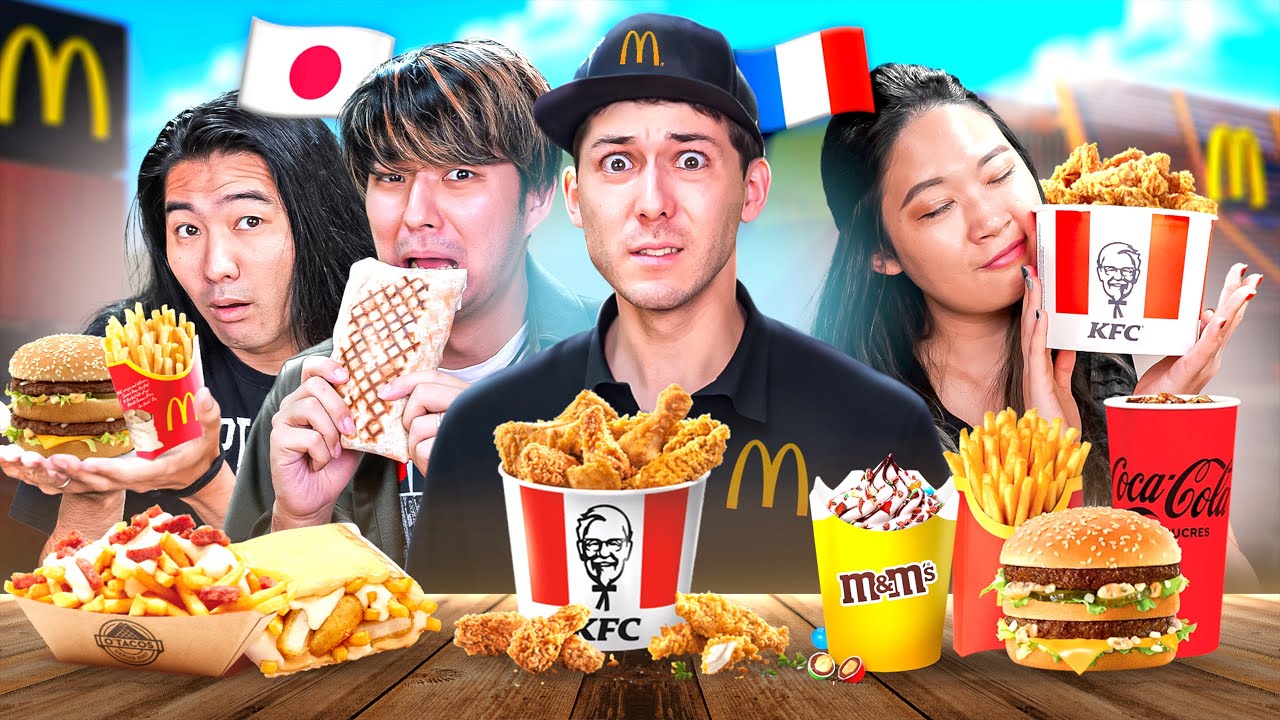 J'emmène des Japonais juger les FAST FOOD en France 🇫🇷
