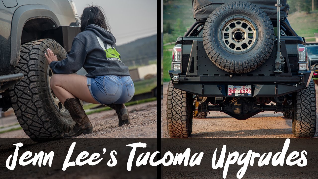 Jenn Lee’s Manual Tacoma Gets C4 Fabrication Armor Installed | Front/ Rear Bumper, and Skid Plates