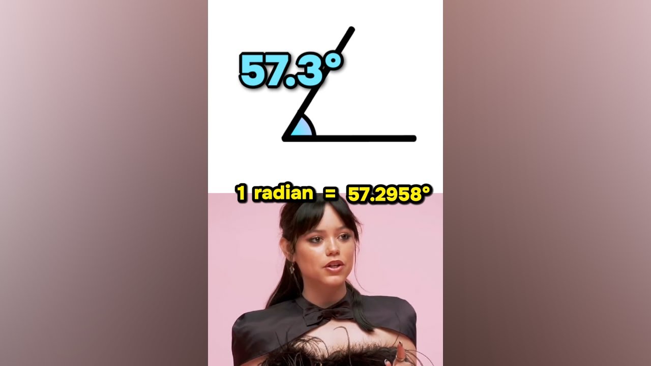 Jenna Ortega explains what radians are in 1 minute