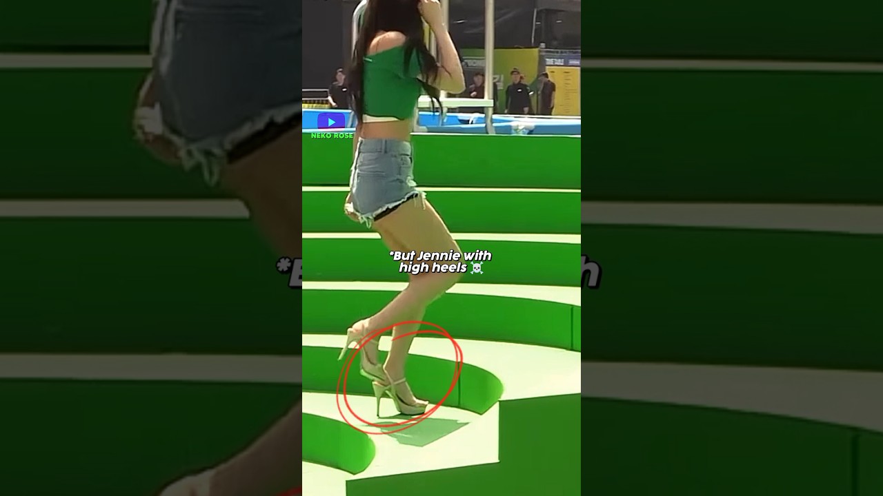 Jennie didn't cared about falling 😱🔥 #jennie #blackpink #shorts
