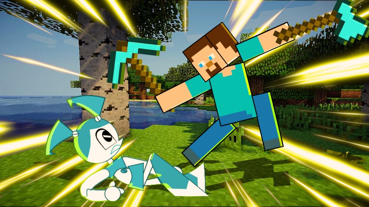 Jenny Wakeman VS Steve minecraft WHO WILL WIN 1