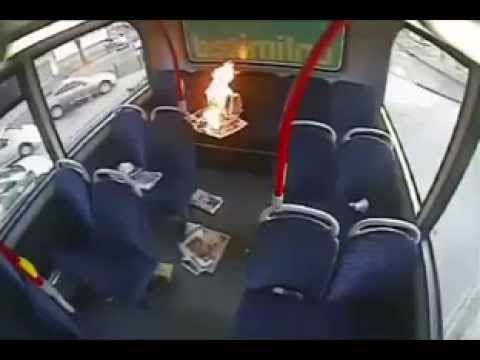 Jerk Passenger Caught Setting Fire On Bus