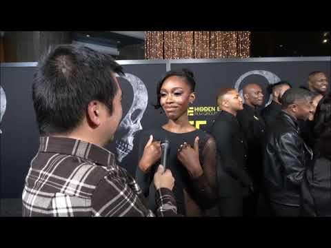 Jessica Allain Carpet Interview at Fear Premiere