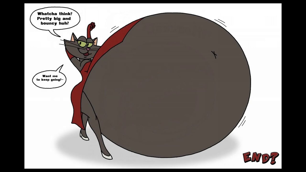 Jessica Cat Inflation (Comic with SFX)