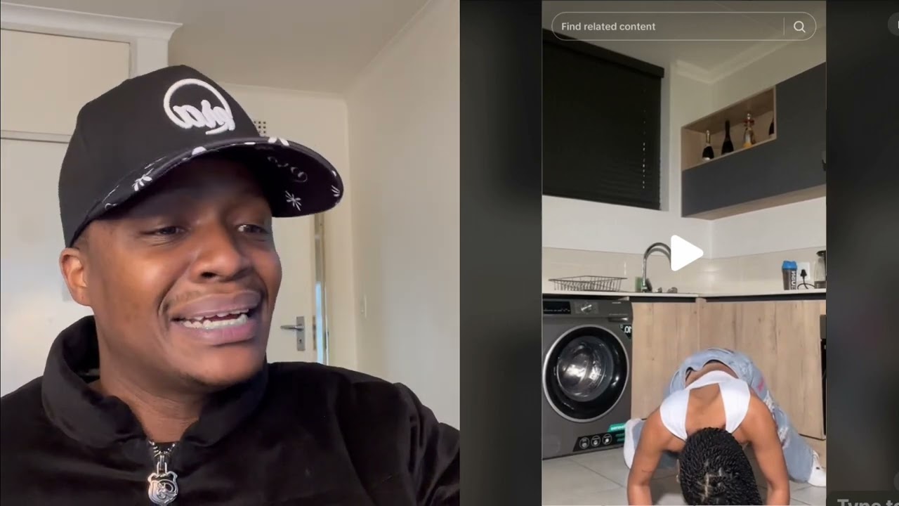 Jessica Mashaba does the Bucking Challenge: Blind Reaction 💦