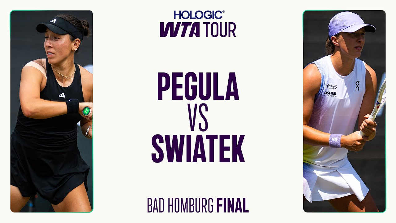 Jessica Pegula vs. Iga Swiatek | 2025 Bad Homburg Finał | WTA Match Highlights
