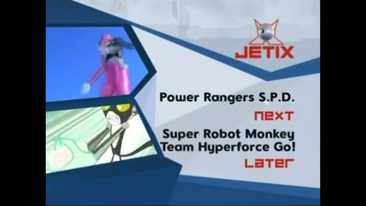 Jetix on Toon Disney Block Next Bumper (Power Rangers S.P.D. to SRMTHFG!) (2005) (Best Quality)