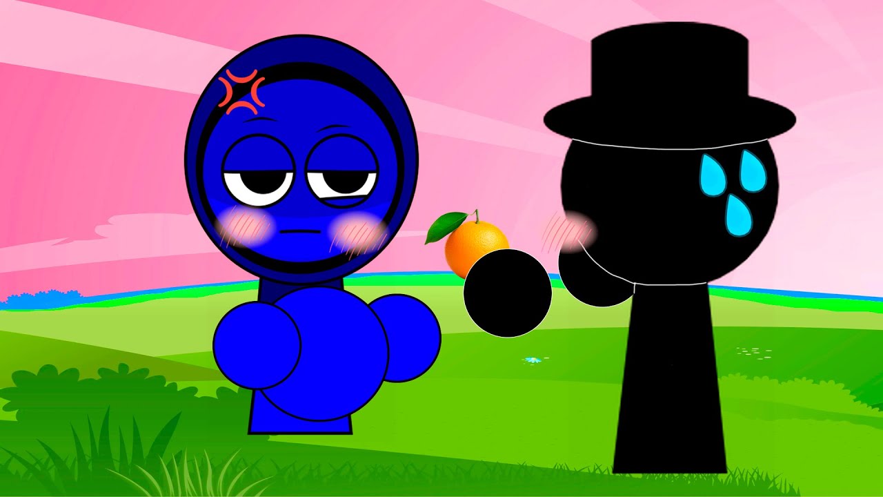 Jevin X Black | Jevin Belly | Black kisses Jevin | Incredibox Sprunki