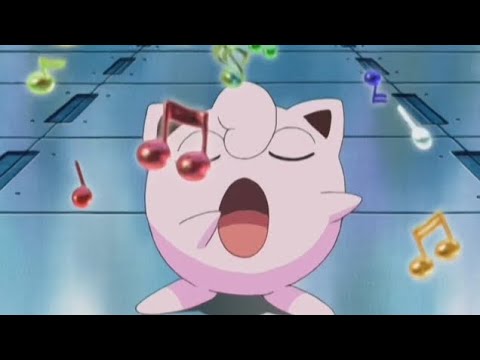 Jigglypuff slept by her own song 🎵 😴🥰 #pokemon #jigglypuff