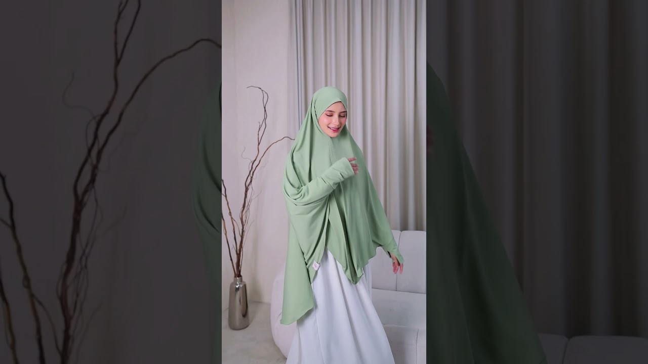 Jilbab Syari Lengan Halwa by Fashion pop38  #abaya #hijab #jilbab