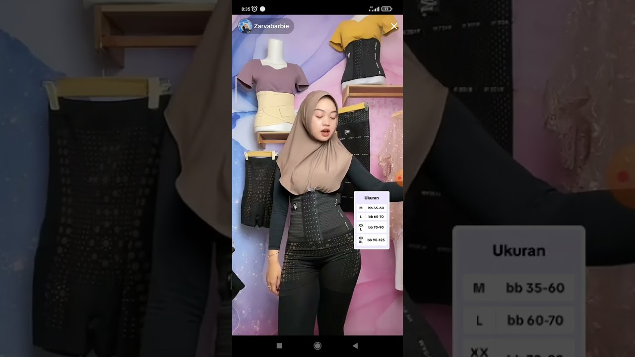 jilbab tiktok live jualan