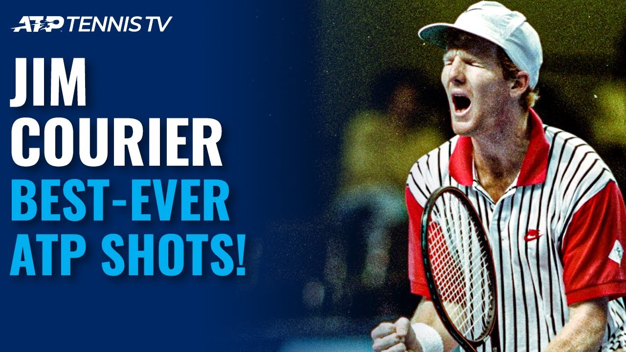 Jim Courier Brilliant ATP Highlight Reel!