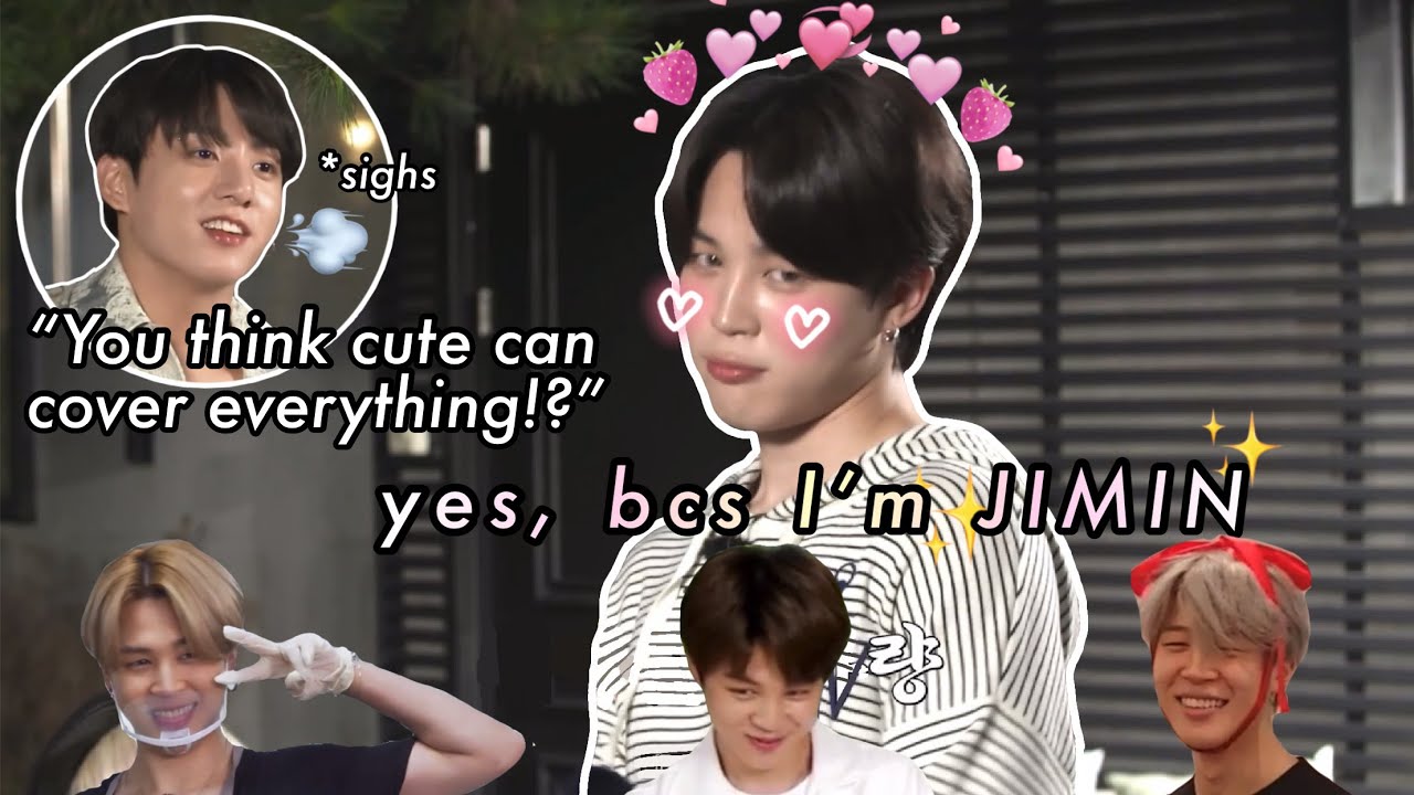 “Jimin knows that he’s cute” | how Jimin gets away with things bcs he's cute