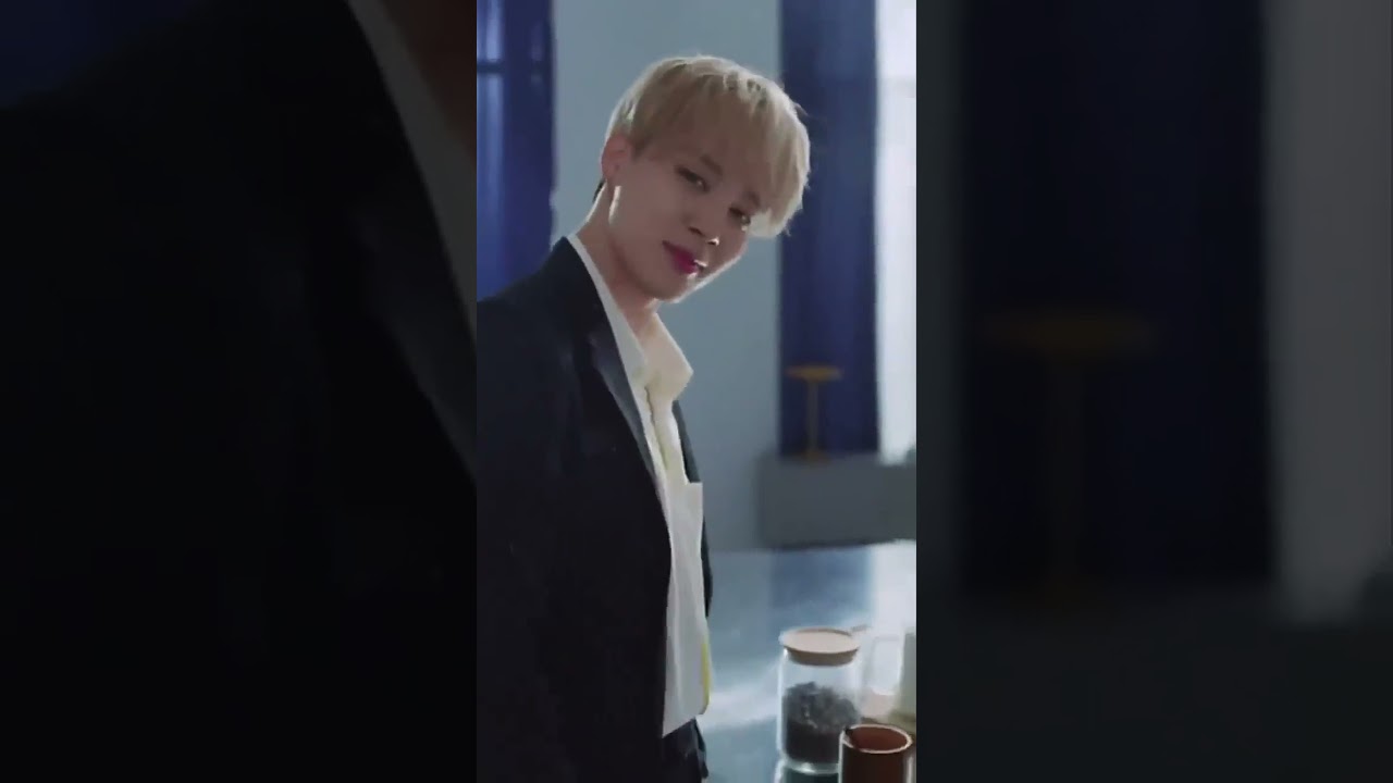 Jimin making coffee (Imagine his making for coffee for you)