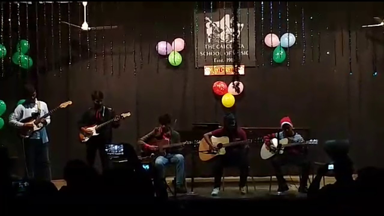 Jingle Bells by Debmalya, Aninda, Sagnik, Anusree, Ishan at Calcutta School of Music | Sandre Hall