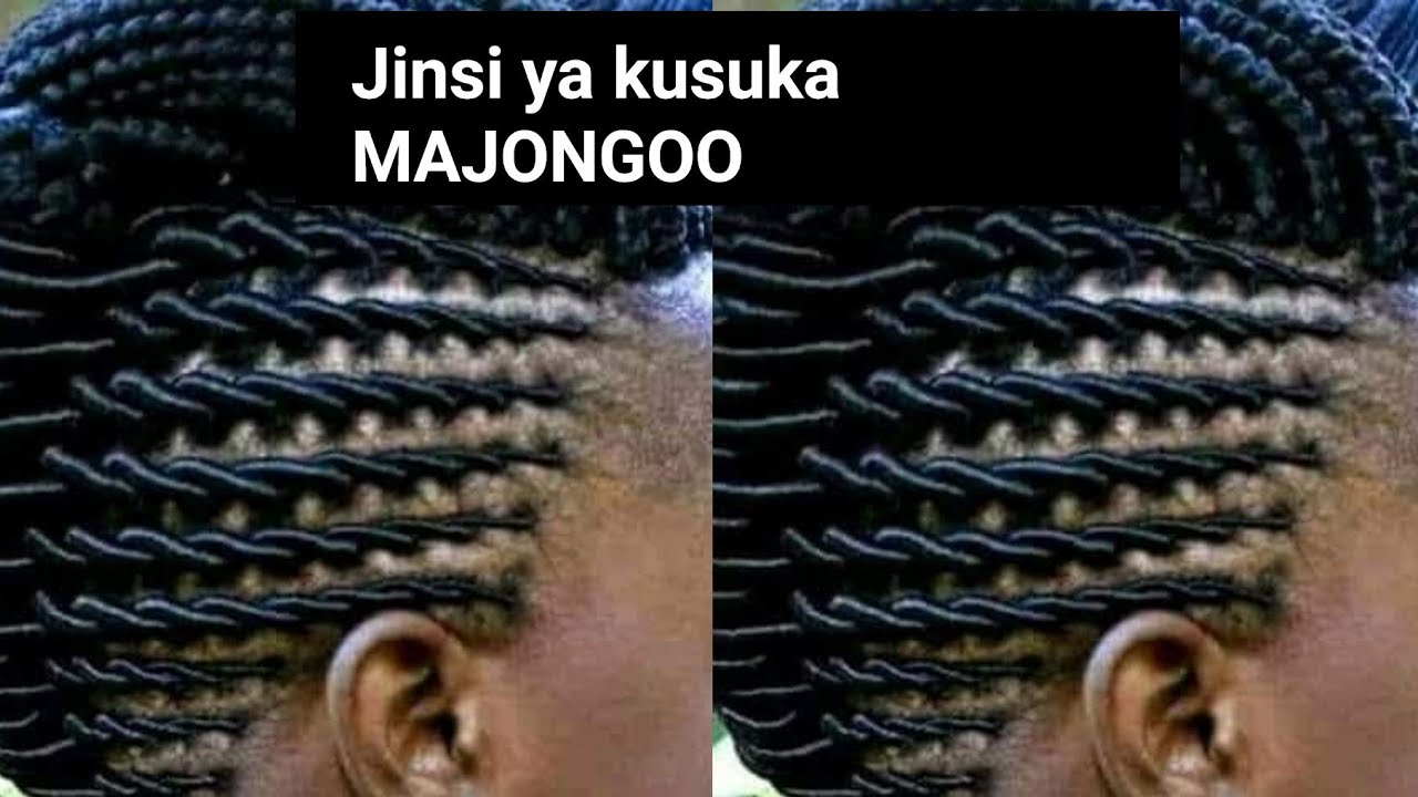 Jinsi ya kusuka MAJONGOO | How to do spirals |Ghana twist for beginners