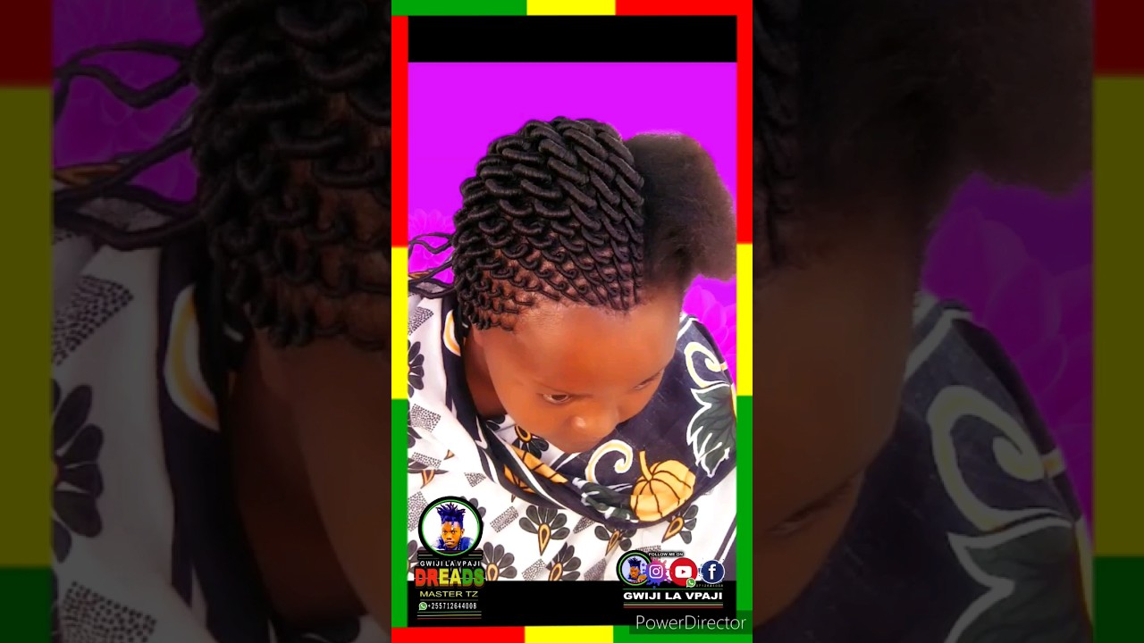 JINSI YA KUSUKA MAJONGOO #brazilianwoolhairstyle #africanhairbraiding #kusukamajongoo #nywelezauzi