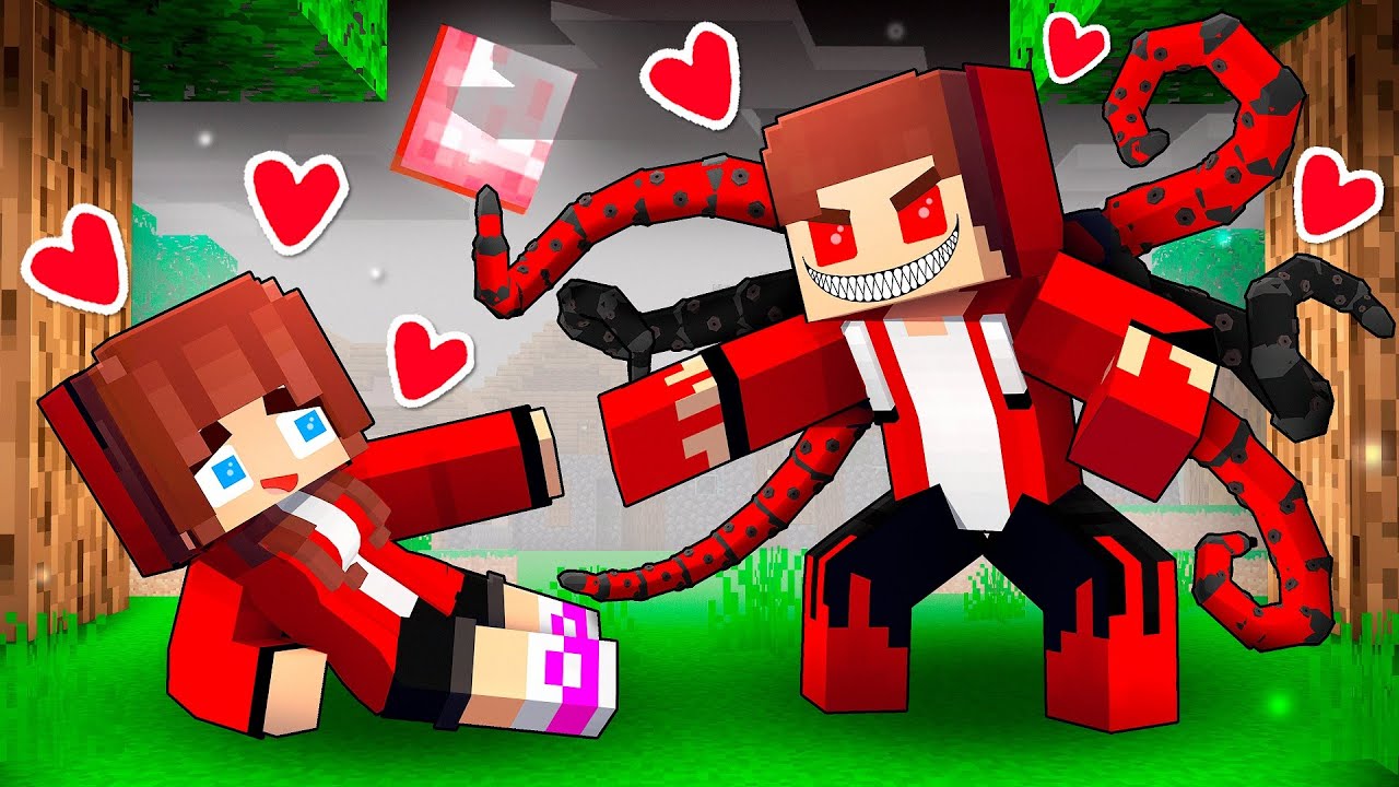 JJ`s Girl and JJ.EXE - Love Story - Maizen Minecraft Animation